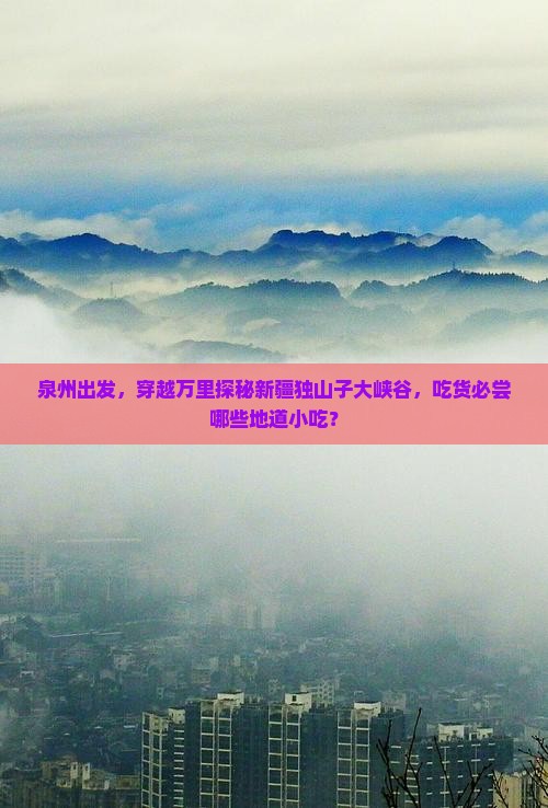 泉州去新疆独山子大峡谷旅游小吃