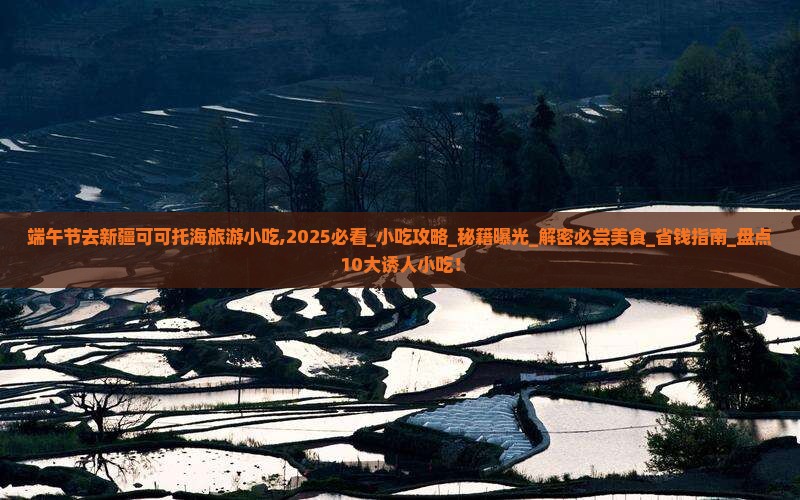端午节去新疆可可托海旅游小吃