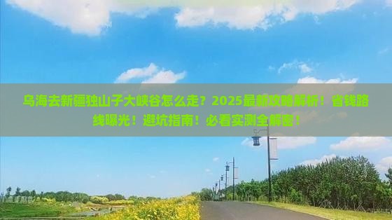 乌海去新疆独山子大峡谷攻略 乌海去新疆独山子大峡谷攻略