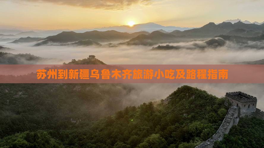 苏州到新疆乌鲁木齐旅游小吃