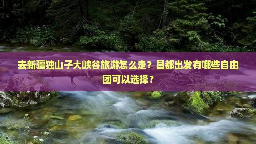 昌都去新疆独山子大峡谷自由团