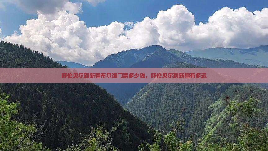 呼伦贝尔到新疆布尔津门票