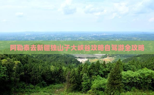 阿勒泰去新疆独山子大峡谷攻略
