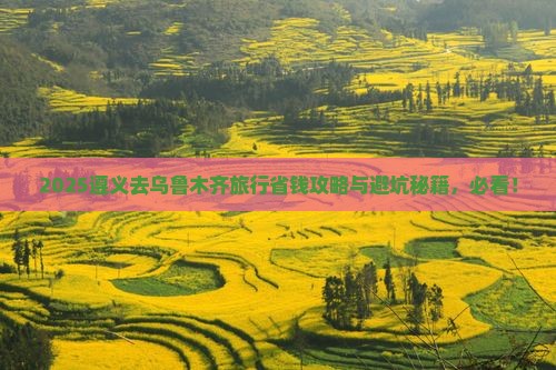 遵义去新疆乌鲁木齐旅行社