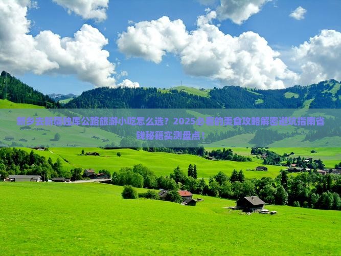 新乡去新疆独库公路旅游小吃