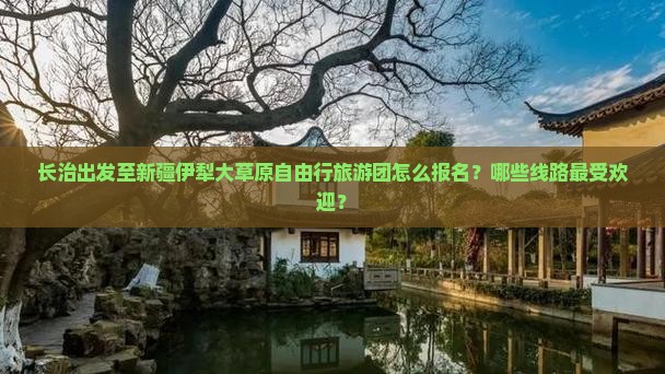 长治去新疆伊犁大草原自由团