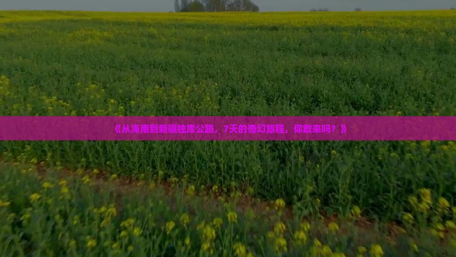 海南省直辖去新疆独库公路七日游 海南省直辖去新疆独库公路七日游
