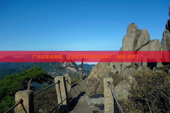 广元去新疆景点