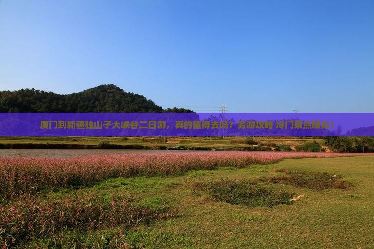 厦门到新疆独山子大峡谷二日游