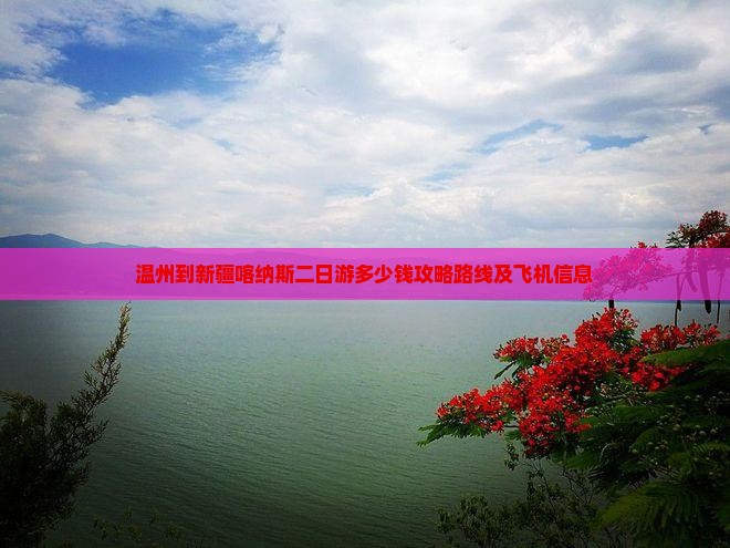 温州到新疆喀纳斯二日游