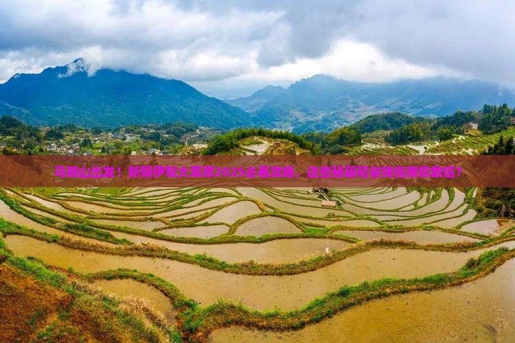 马鞍山到新疆伊犁大草原必去地