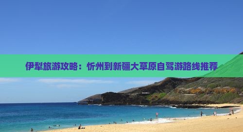 忻州去新疆伊犁大草原旅游小吃