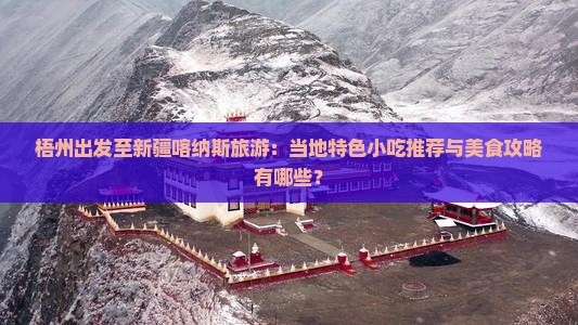 梧州去新疆喀纳斯旅游小吃