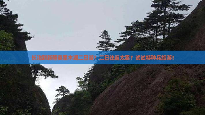 长治到新疆赛里木湖二日游
