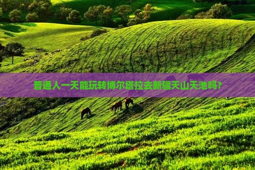 博尔塔拉去新疆天山天池一日