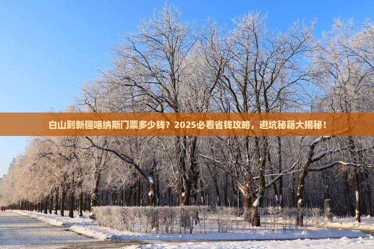 白山到新疆喀纳斯门票
