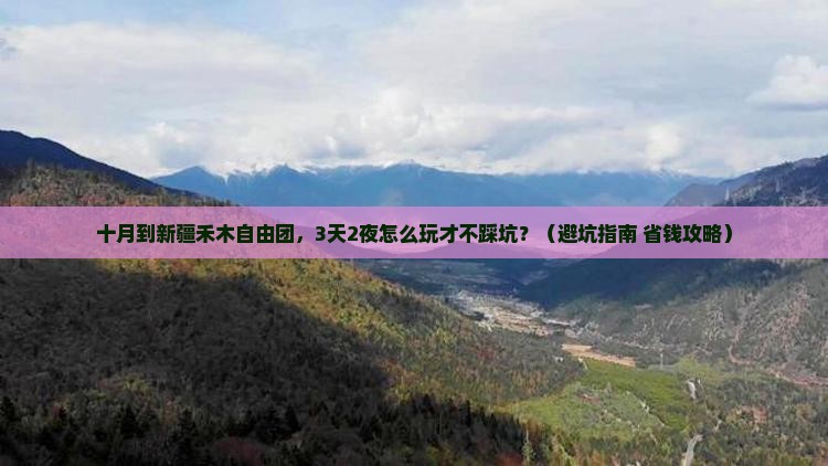 十月到新疆禾木自由团