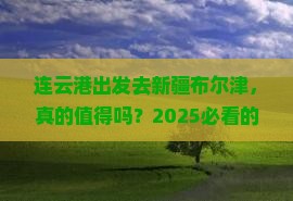 连云港去新疆布尔津个人游
