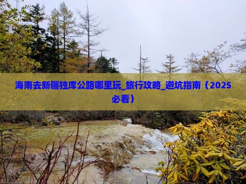 海南去新疆独库公路哪里玩