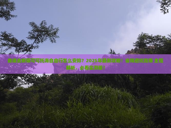 娄底去新疆可可托海自由行 娄底去新疆可可托海自由行