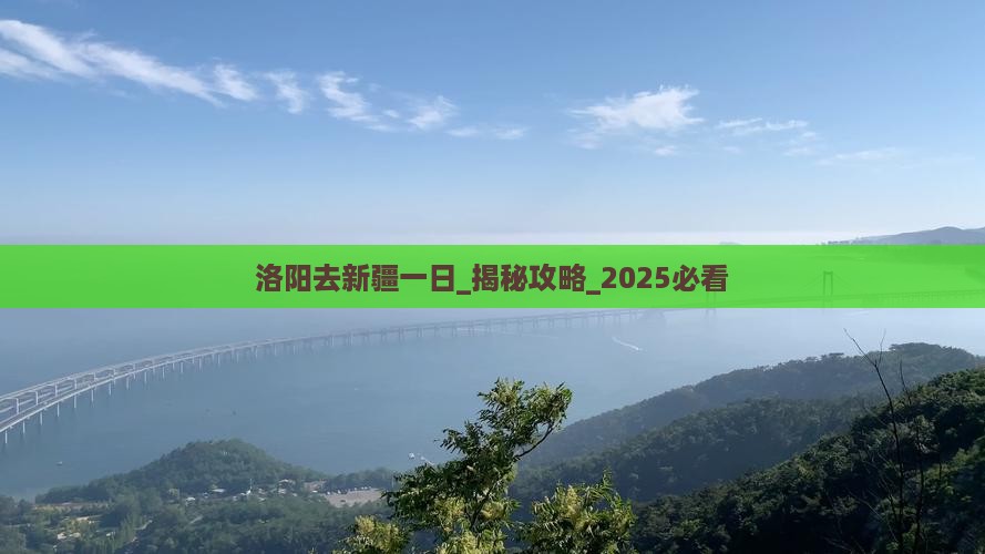 洛阳去新疆一日