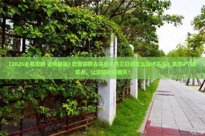 巴音郭楞去新疆乌鲁木齐三日游
