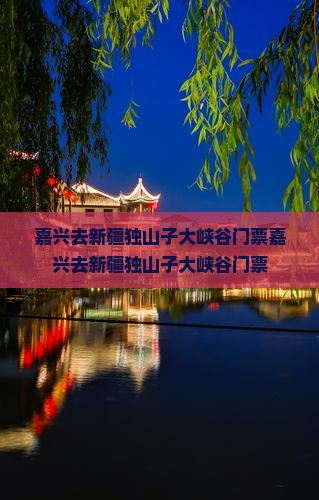 嘉兴去新疆独山子大峡谷门票