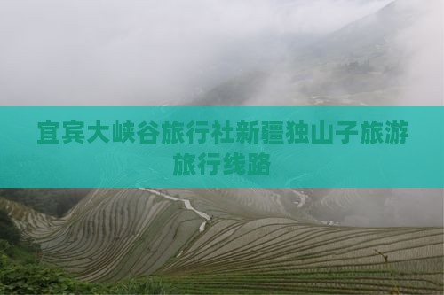 宜宾去新疆独山子大峡谷旅行社