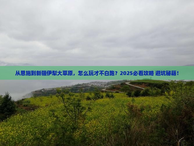 恩施去新疆伊犁大草原哪里玩