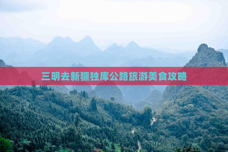 三明去新疆独库公路旅游小吃