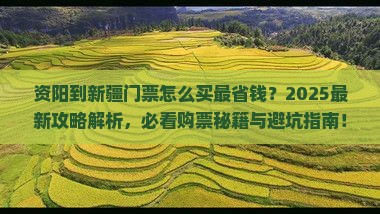 资阳到新疆门票