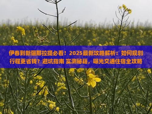 伊春到新疆那拉提攻略