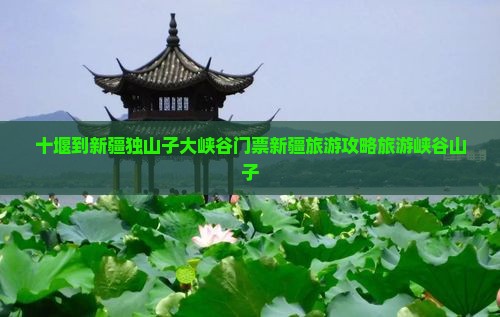 十堰到新疆独山子大峡谷门票新疆旅游攻略旅游峡谷山子