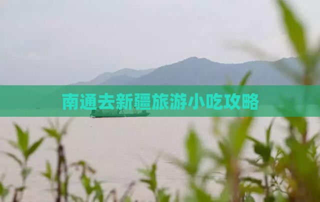 南通去新疆旅游小吃攻略