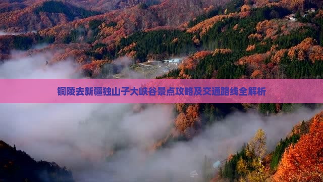 铜陵去新疆独山子大峡谷景点攻略及交通路线全解析