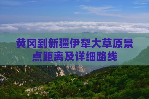 黄冈到新疆伊犁大草原景点距离及详细路线