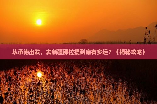 承德到新疆那拉提景点