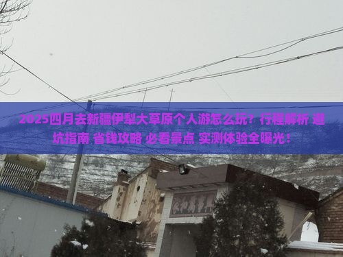 四月去新疆伊犁大草原个人游