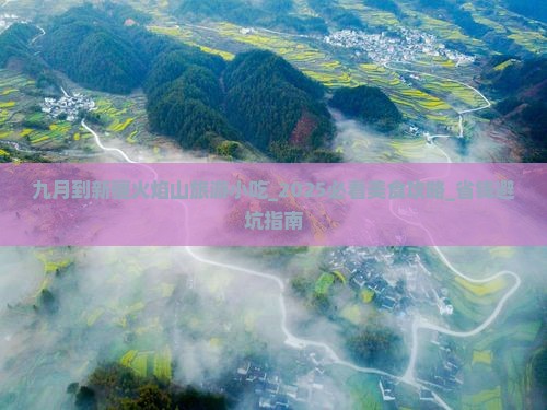 九月到新疆火焰山旅游小吃