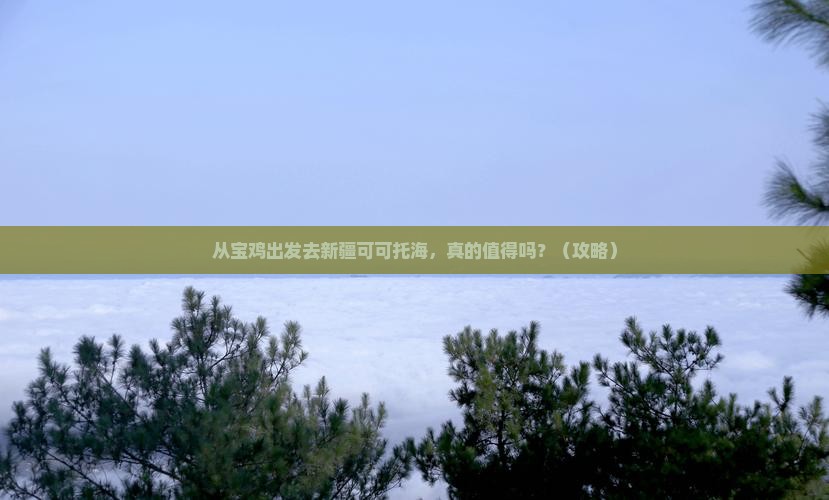宝鸡去新疆可可托海景点