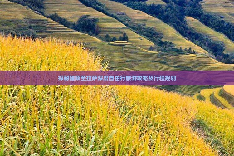 探秘醴陵至拉萨深度自由行旅游攻略及行程规划