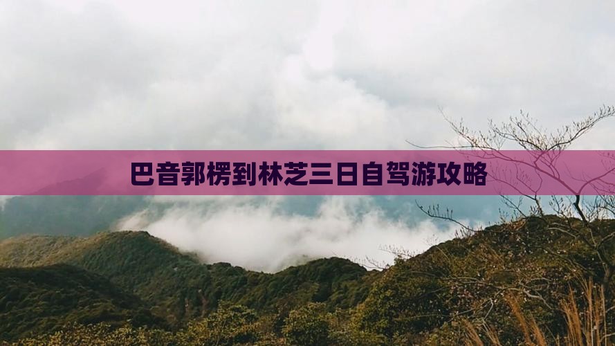 巴音郭楞到林芝三日自驾游攻略