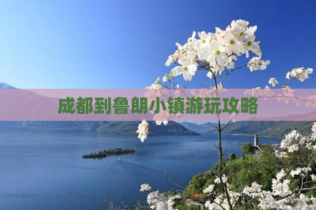 成都到鲁朗小镇游玩攻略