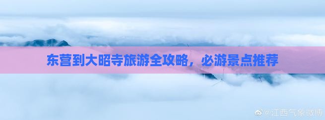 东营到大昭寺旅游全攻略，必游景点推荐