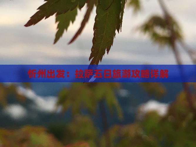 忻州出发：拉萨五日旅游攻略详解