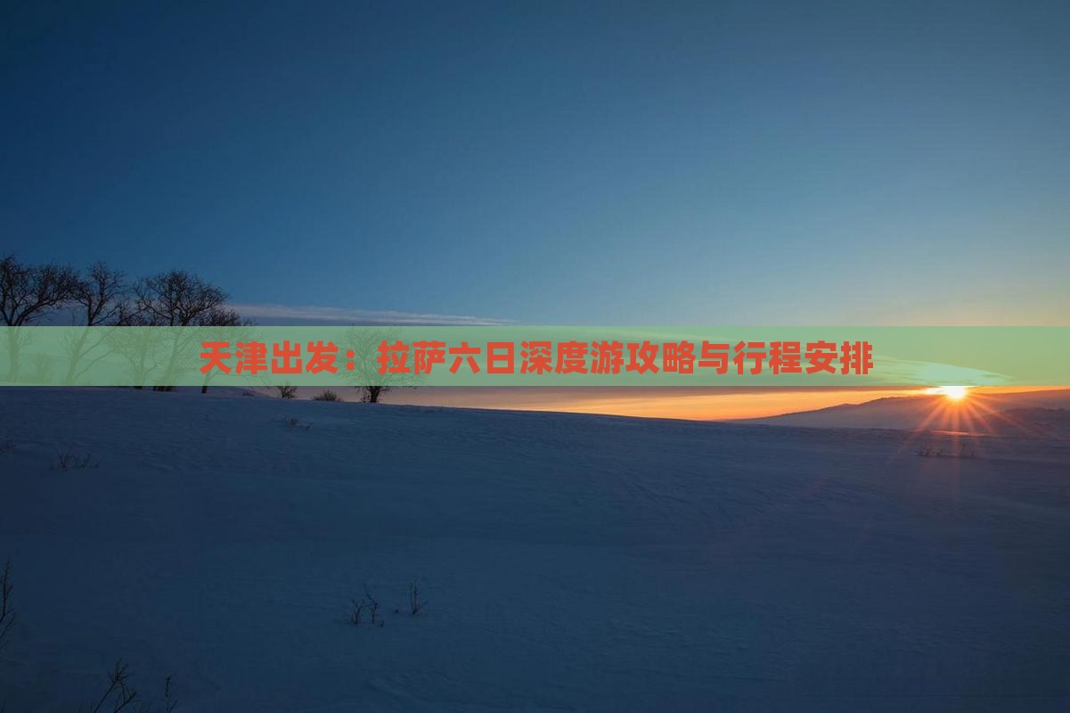 天津出发：拉萨六日深度游攻略与行程安排