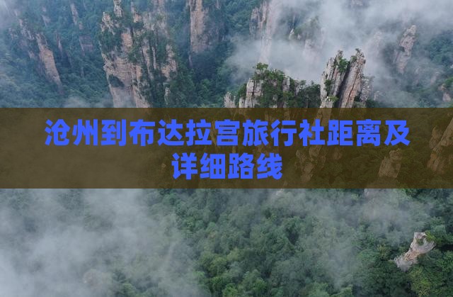 沧州到布达拉宫旅行社距离及详细路线