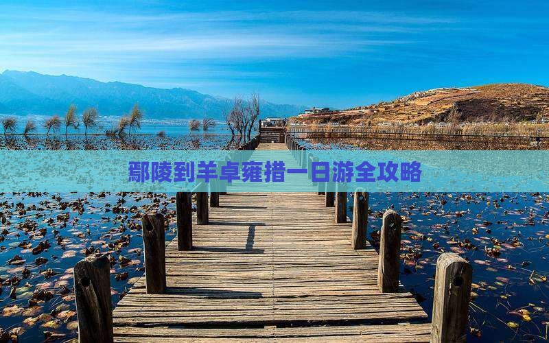 鄢陵到羊卓雍措一日游全攻略