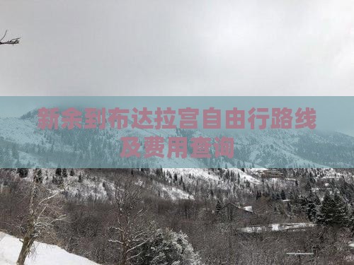新余到布达拉宫自由行路线及费用查询