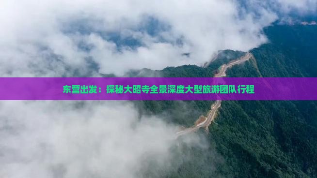 东营出发：探秘大昭寺全景深度大型旅游团队行程